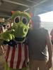 Charlotte Knights' Homer the Dragon (left) and Keith (right)